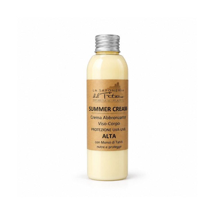 Summer Cream - Crema Abbronzante Viso-Corpo Protezione Alta