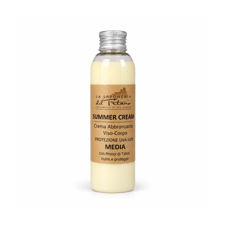 Summer Cream - Crema Abbronzante Viso-Corpo Protezione Media